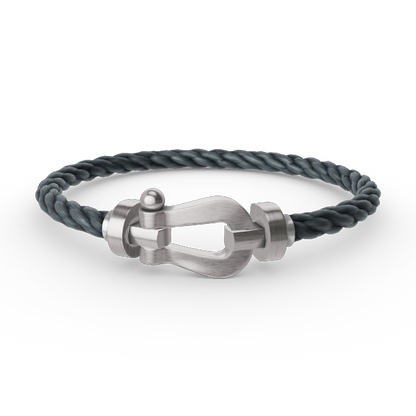 [Camiery]FORCE LARGE HORSESHOE NO DIAMOND BRACELET SILVER