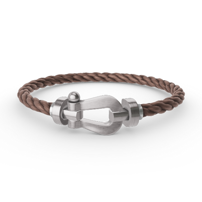 [Camiery]FORCE LARGE HORSESHOE NO DIAMOND BRACELET SILVER