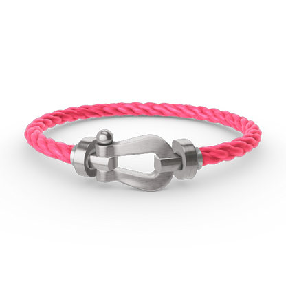[Camiery]FORCE LARGE HORSESHOE NO DIAMOND BRACELET SILVER