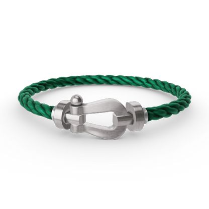 [Camiery]FORCE LARGE HORSESHOE NO DIAMOND BRACELET SILVER