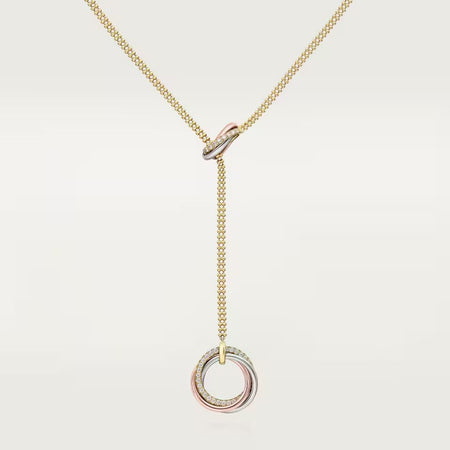 [Camiery] TRINITY DIAMONDS NECKLACE